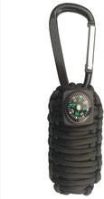 Load image into Gallery viewer, Aquaforce 53-002 Paracord 550 Carabiner Compass