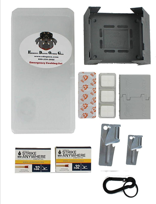 EDOG Backpackers Camp Kitchen - Esbit Stove, Fuel & UCO Matches