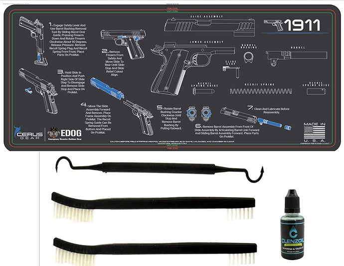 EDOG USA Compatible for 1911-5 PC Cerus Gear Instructional Step by Step Heavy Duty Cleaning 12