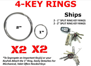 2-1/4 in. 3-Key Ring Carabiner