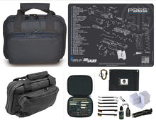 Load image into Gallery viewer, EDOG SIG P365 Promat &amp; 11.5″ Double Gun Range Bag, Soft Padded &amp; Compact &amp; 28 PC Cleaning Essentials &amp; Pro Mat Kit