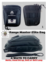Load image into Gallery viewer, RangeMaster Elite EDC Bag Gun Cleaning Kit-Featuring Doc Holiday I&#39;m Your Hucklebery Mat, with Hoppes Gun Oil No.9 Solvent &amp; Patches Clenzoil CLP 10 Pc Cleaning Accessories Set