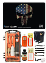 Load image into Gallery viewer, EDOG USA Outlaw 28 Pc Pistol Cleaning Kit - The Reaper Angel of Seath Pistol Mat &amp; Calibers 9MM to .45 &amp; Tac Pak Pistol Cleaning Essentials Kit