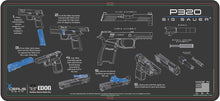 Load image into Gallery viewer, EDOG SIG P320 5 PC Cerus Gear Instructional Step by Step Heavy Duty Cleaning 12&quot;x27&quot; Padded Gun- Work Surface Protector Mat Solvent &amp; Oil Resistant