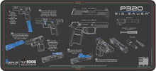 Load image into Gallery viewer, EDOG USA Compatible for Sig Sauer P320-5 PC Cerus Gear Instructional Step by Step Heavy Duty Cleaning 12&quot;x27&quot; Padded Gun- Work Surface Protector Mat Solvent &amp; Oil Resistant