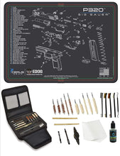 Load image into Gallery viewer, EDOG P320 Gunslinger 20 PC Gun Cleaning Kit - Pistol Mat Compatible for Sig Sauer P320 Pistols- Schematic (Exploded View) Pistol ProMat Gunslinger Universal .22 .38 .357 9mm .40 &amp; .45 Caliber Kit