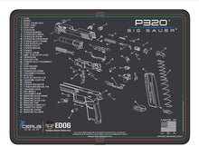 Load image into Gallery viewer, EDOG P320 Gunslinger 20 PC Gun Cleaning Kit - Pistol Mat Compatible for Sig Sauer P320 Pistols- Schematic (Exploded View) Pistol ProMat Gunslinger Universal .22 .38 .357 9mm .40 &amp; .45 Caliber Kit