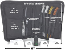 Load image into Gallery viewer, EDOG M17 Tan Flat Dark Earth CERUS Gear Schematic (Exploded View) Pistol ProMat, Range Warrior .22 .38 .357 9MM .45-20 PC &amp; 12 PC Tac Book Range, Field &amp; Bench Handgun Cleaning Essentials Kit