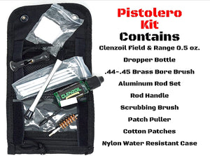 EDOG USA Pistolero 14 Pc .40 / .45 Caliber Gun Cleaning Kit - Compatible for Walther PPQ - Tan - Schematic (Exploded View) Mat, Pistolero Caliber Specific 40 & 45