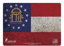 Load image into Gallery viewer, Outlaw 28 Pc Pistol Cleaning Kit - Georgia State Flag Handgun Honor &amp; Pride Pistol Mat &amp; Range Warrior .22 .38 .357 9MM .45 gun Pistol Cleaning Kit &amp; 12 PC &amp; Tac Book Pistol Cleaning Essentials Kit