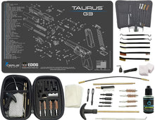 Load image into Gallery viewer, EDOG Premier 30 Pc Gun Cleaning System - Compatible with Taurus G3 - Schematic (Exploded View) Mat, Range Warrior Universal .22 9mm - .45 Kit &amp; Tac Book Accessories Set