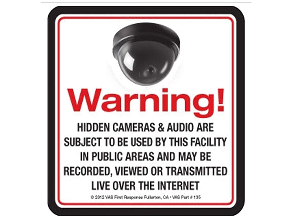 4 Security Mini Dome Camera Video Surveillance System Decal Stickers 4 ...