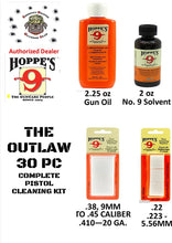 Load image into Gallery viewer, EDOG USA Outlaw 28 Pc Pistol Cleaning Kit - Compatible for Springfield Armory XDM - Schematic (Exploded View) Mat, Calibers 9MM to .45 &amp; Tac Pak Pistol Cleaning Essentials Kit