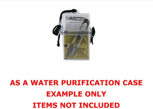 EDOG YELLOW TRAVEL / SURVIVAL WATERPROOF DRY “O” BOX LANYARD BINER & ICE CARD