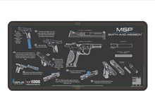 Load image into Gallery viewer, Compatible for Smith &amp; Wesso S&amp;W M&amp;P - Instructional Step by Step Field Stripping Heavy Duty Cleaning 12x27 Padded Gun- Work Surface Protector Mat Solvent &amp; Oil Resistant