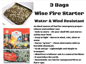Portable Folding Barbecue Grill Stove Bag & SE BG107 Stove Bar-B-Que Grill Kits | Molle Straps | Carabiner Hooks | Backpacking | Hiking |Tail Gate Cooking (Deluxe Bag, Stove & Wise FIRE)