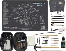 Load image into Gallery viewer, EDOG Premier 30 Pc Gun Cleaning System - Compatible with Beretta APX - Schematic (Exploded View) Mat, Range Warrior Universal .22 9mm - .45 Kit &amp; Tac Book Accessories Set