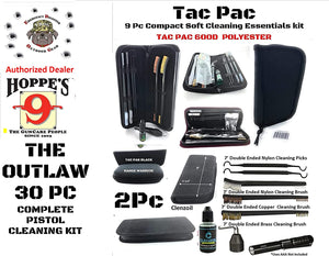 EDOG USA Outlaw 28 Pc Pistol Cleaning Kit - Compatible for Walther P99 - Schematic (Exploded View) Mat, Calibers 9MM to .45 & Tac Pak Pistol Cleaning Essentials Kit