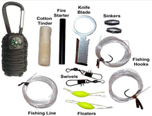 Load image into Gallery viewer, Aquaforce 53-002 Paracord 550 Carabiner Compass