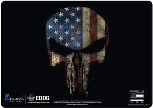 EDOG The Reaper Angel of Death 5 PC Cerus Gear Heavy Duty Pistol Cleaning 12x17 Padded Gun-Work Surface Protector Mat Solvent & Oil Resistant & 3 PC Cleaning Essentials & Clenzoil, Made in The USA