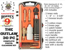 Load image into Gallery viewer, EDOG USA Outlaw 28 Pc Pistol Cleaning Kit - Compatible for Walther P99 - Schematic (Exploded View) Mat, Calibers 9MM to .45 &amp; Tac Pak Pistol Cleaning Essentials Kit