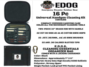 EDOG Walther P99 Promat & 11.5″ Double Gun Range Bag, Soft Padded & Compact & 28 PC Cleaning Essentials & Pro Mat Kit