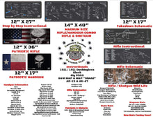 Load image into Gallery viewer, 2011 Staccaro Gun Cleaning Mat - Schematic (Exploded View) Diagram Compatible for Staccatpo Pistol 3 mm Padded Pad Protect Your Firearm Magazines Bench Surfaces Gun Oil Solvent Resistant