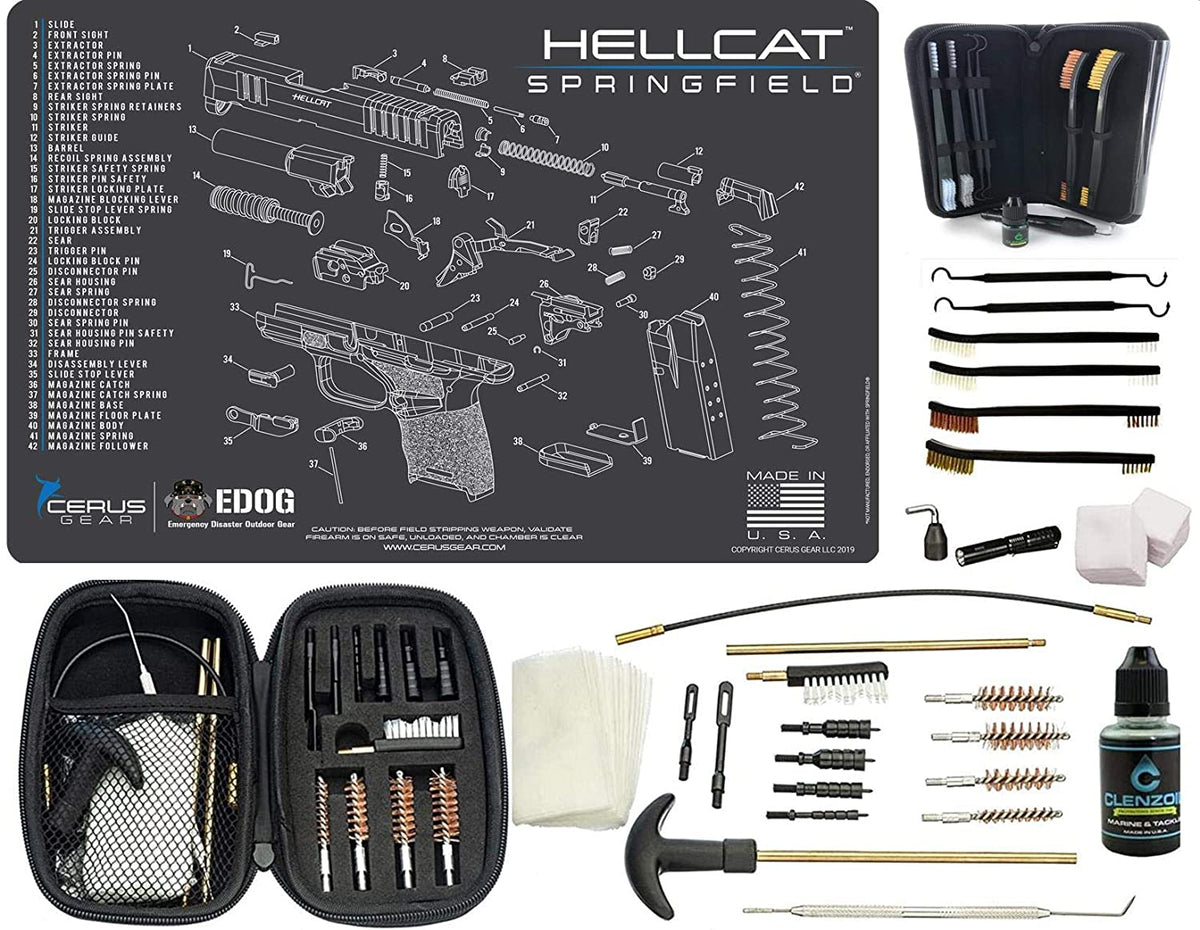 EDOG Springfield Armory Hellcat (Exploded View) PPistol Cleaning Mat ...