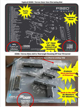 Load image into Gallery viewer, EDOG Kimber 1911 PRO &amp; Compact Cerus Gear Schematic Exploded View Heavy Duty Pistol Cleaning 12x17 Padded Gun-Work Surface Protector Mat Solvent Oil Resistant &amp; 3 PC Cleaning Essentials &amp; Clenzoil