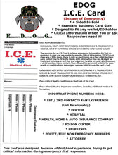 Load image into Gallery viewer, EDOG EDC / TACTICAL 100% LEATHER KEY CHAIN WALLET WITH CARABINER &amp; I.C.E. CARDS