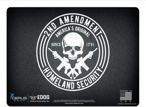 EDOG Premier 30 Pc Gun Cleaning System - 2nd Ammendment Honor & Pride Pistol ProMat, Range Warrior .22 .38 .357 9MM .45-20 PC & 12 PC Tac Book Cleaning Essentials Set
