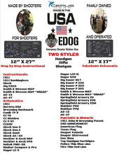 Load image into Gallery viewer, Ruger SR9 Cerus Gear Schematic (Exploded View) Heavy Duty Pistol Cleaning 12x17 Padded Gun-Work Surface Protector Mat Solvent &amp; Oil Resistant