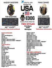 Load image into Gallery viewer, EDOG Kimber 1911 PRO &amp; Compact Cerus Gear Schematic Exploded View Heavy Duty Pistol Cleaning 12x17 Padded Gun-Work Surface Protector Mat Solvent Oil Resistant &amp; 3 PC Cleaning Essentials &amp; Clenzoil