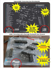Load image into Gallery viewer, EDOG USA Compatible for Sig Sauer P320-5 PC Cerus Gear Instructional Step by Step Heavy Duty Cleaning 12&quot;x27&quot; Padded Gun- Work Surface Protector Mat Solvent &amp; Oil Resistant