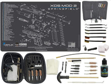 Load image into Gallery viewer, EDOG Springfield Armory XDS MOD 2 CERUS Gear Schematic (Exploded View) Promat with Range Warrior Universal 32 PC Field and Bench Cleaning Essentials Kit
