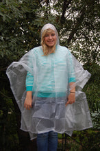 Load image into Gallery viewer, VAS First Response Heavier Duty Ponchos | Hood | Side Snaps | Vinyl | Adult Sizes | Womens | Men | 10 Mil | Vinyl | Emergency | Rain | Lightweight | 50"x80"