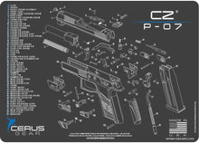 Load image into Gallery viewer, EDOG CZ P-10C CERUS Gear Schematic (Exploded View) Pistol ProMat, Range Warrior .22 .38 .357 9MM .45-20 PC &amp; 12 PC Tac Book Range, Field &amp; Bench Handgun Cleaning Essentials Kit