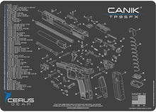 Load image into Gallery viewer, EDOG CANIK TP9 SFX CERUS Gear Schematic (Exploded View) Pistol ProMat, Range Warrior .22 .38 .357 9MM .45-20 PC &amp; 12 PC Tac Book Range, Field &amp; Bench Handgun Cleaning Essentials Kit