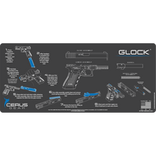 Load image into Gallery viewer, EDOG Glock CERUS Gear Instructional Step by Step PROMAT with Range Warrior .22 .38 .357 9MM .45-20 PC &amp; 12 PC Tac Book Range, Field &amp; Bench Handgun Cleaning Essentials Kit