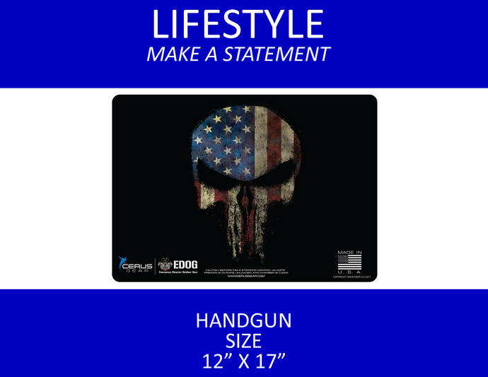 The Reaper CERUS Gear Angel of Death Promat Heavy Duty Pistol Cleaning 12x17 Padded Gun-Work Surface Protector Mat Solvent & Oil Resistant