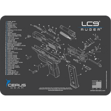 Load image into Gallery viewer, Ruger LC9 CERUS Gear Schematic (Exploded View) Pistol ProMat, Range Warrior .22 .38 .357 9MM .45-20 PC &amp; 12 PC Tac Book Range, Field &amp; Bench Handgun Cleaning Essentials Kit