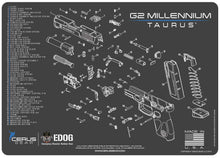 Load image into Gallery viewer, Taurus G2 CERUS Gear Schematic (Exploded View) Pistol ProMat, Range Warrior .22 .38 .357 9MM .45-20 PC &amp; 12 PC Tac Book Range, Field &amp; Bench Handgun Cleaning Essentials Kit